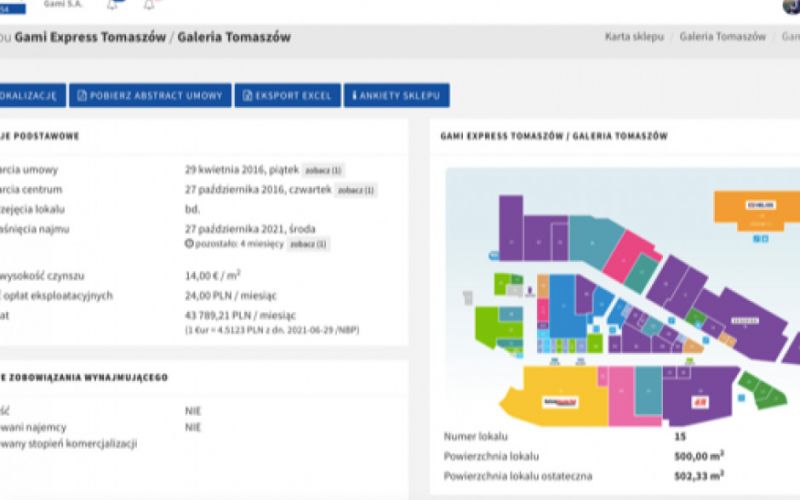 Yves Rocher i GastroMall korzystają z aplikacji do zarządzania najmem